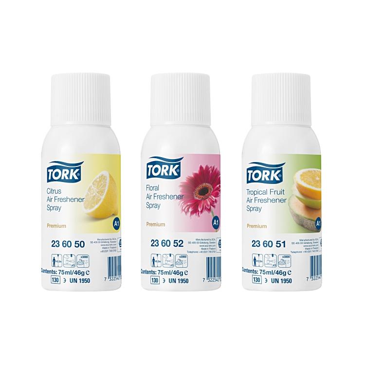 Tork Premium A1 – Raumspray, 12 × 75 ml