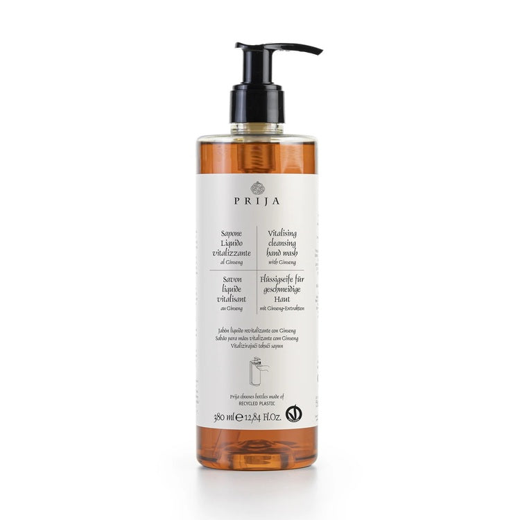 Prija Flüssige Handseife – Ginseng – Nachfüllflasche – 18 × 380 ml