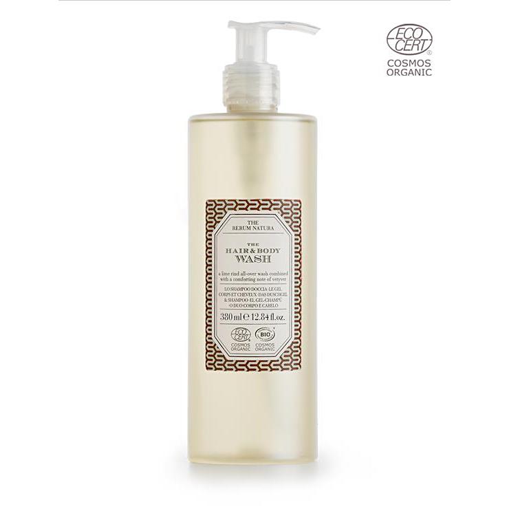 Rerum Natura Hair & Body – Spenderflasche – 380 ml – Zitrone & Vetiver