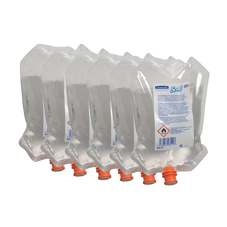 SCOTT Sports Scott WC-Reiniger – für Toilettensitz – Flüssigkeit, Spenderbeutel – 6×400 ml