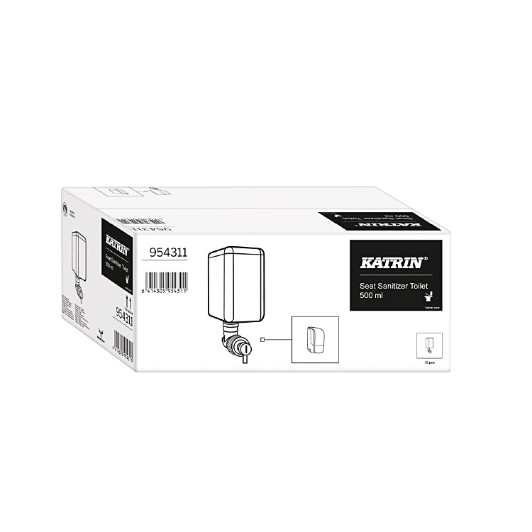 Katrin Toilettensitzreiniger – Desinfektionsschaum, 12 × 500 ml (6 l)
