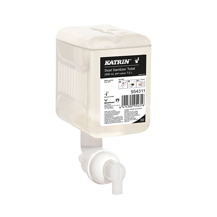 Katrin Toilettensitzreiniger – Desinfektionsschaum, 12 × 500 ml (6 l)