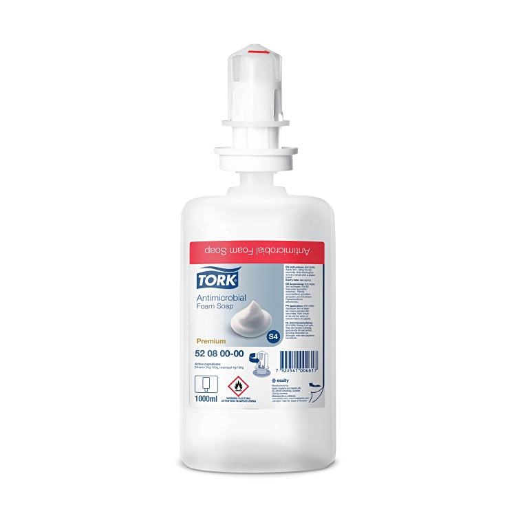 Tork Premium Schaumseife – Pumpenflasche – für Tork S4 – 6 × 1 l