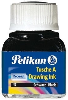 Pelikan Tusche – Zinnober, 10 ml, für Reissfeder, Zeichenfeder & Pinsel