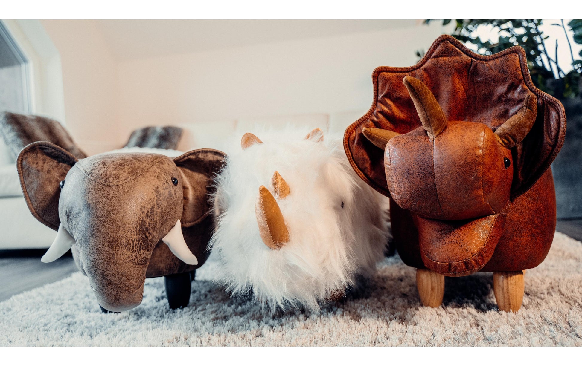 Zoosy Dino Kinder-Bürostuhl – Schaumstoff/Textil – Braun, Dinosaurier