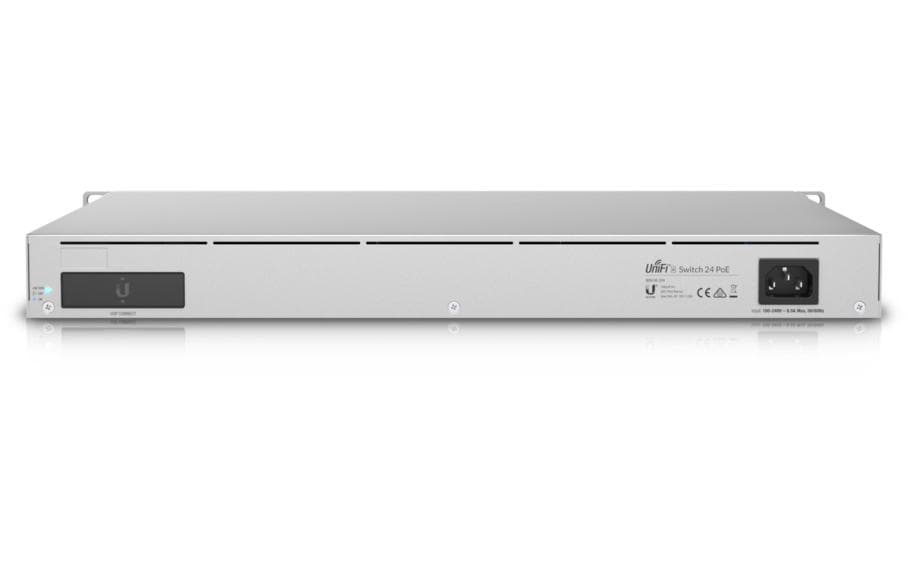 Ubiquiti USW-ENTERPRISE-24-POE – Managed Switch – 24×GbE, 2×SFP+, L3, PoE+, 19" Rack
