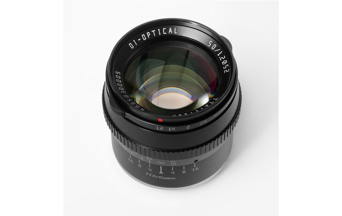 TTArtisan A06B-E 50mm f/1.2 Objektiv – Sony E-Mount – für Sony A5000, A5100, A6000 und andere