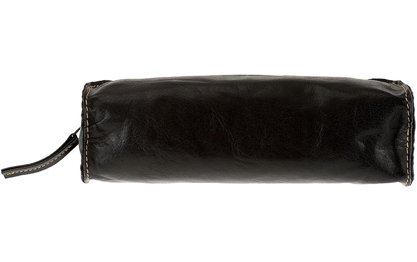 Alpenleder Etui, leer – schwarz – Leder – 22,0 × 10,0 × 6,5 cm