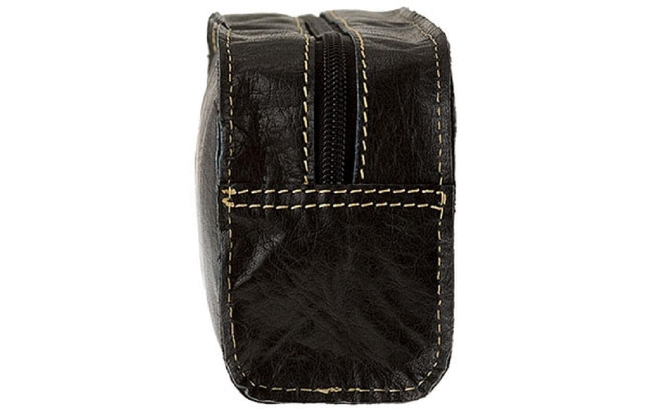 Alpenleder Etui, leer – schwarz – Leder – 22,0 × 10,0 × 6,5 cm