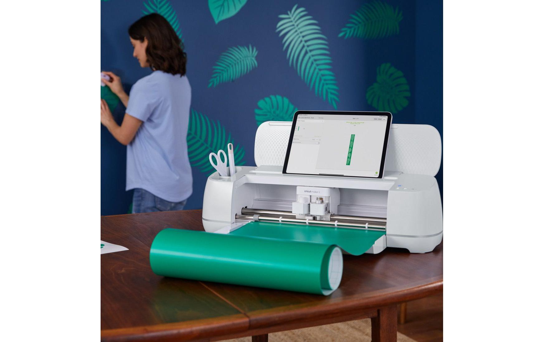 Cricut Vinylfolie ablösbar, matt, selbstklebend – hellblau – 33 × 366 cm – für Maker 3, Explore Air 3