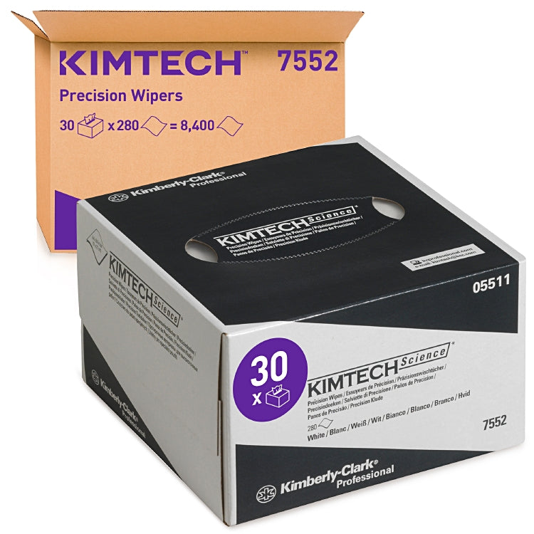 Kimberly Clark Kimtech Science Präzisionstuch – 1-lagig – 11,5 × 21,5 cm – weiss