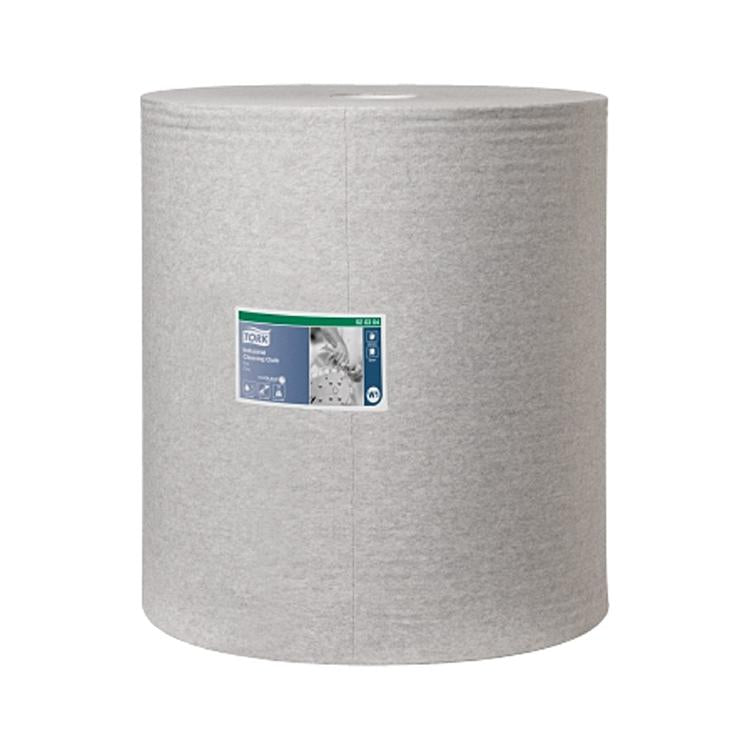 Tork Putzrolle Premium – 1-lagig – 42,8 × 38 cm – 950 Blatt – für W1 – grau – 1 Rolle