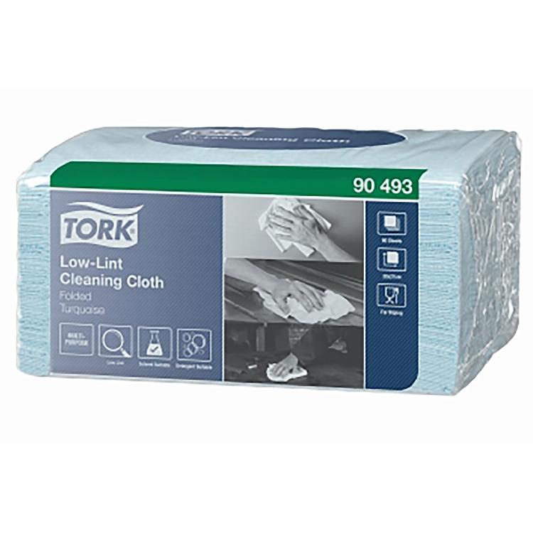 Tork Reinigungstuch Extra – 1-lagig – 27 × 38 cm – türkis – 600 Stk. – für W8