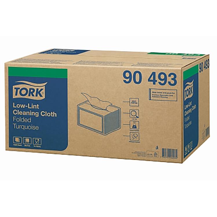 Tork Reinigungstuch Extra – 1-lagig – 27 × 38 cm – türkis – 600 Stk. – für W8