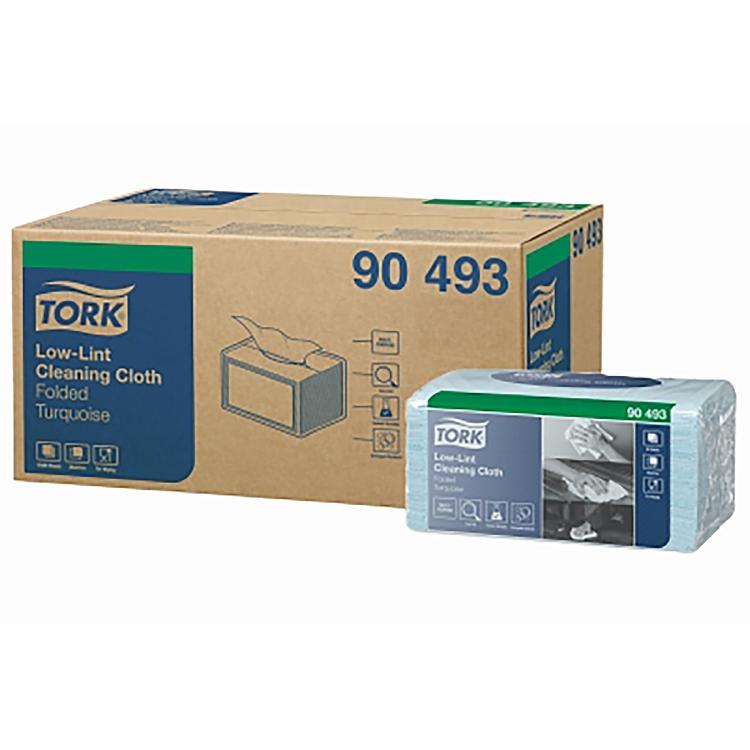 Tork Reinigungstuch Extra – 1-lagig – 27 × 38 cm – türkis – 600 Stk. – für W8