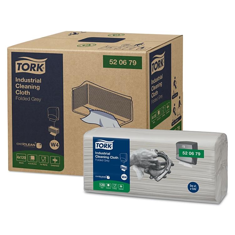 Tork Reinigungstuch – 35,5 × 10,8 cm – 480 Stk. – für Tork W4 Spender