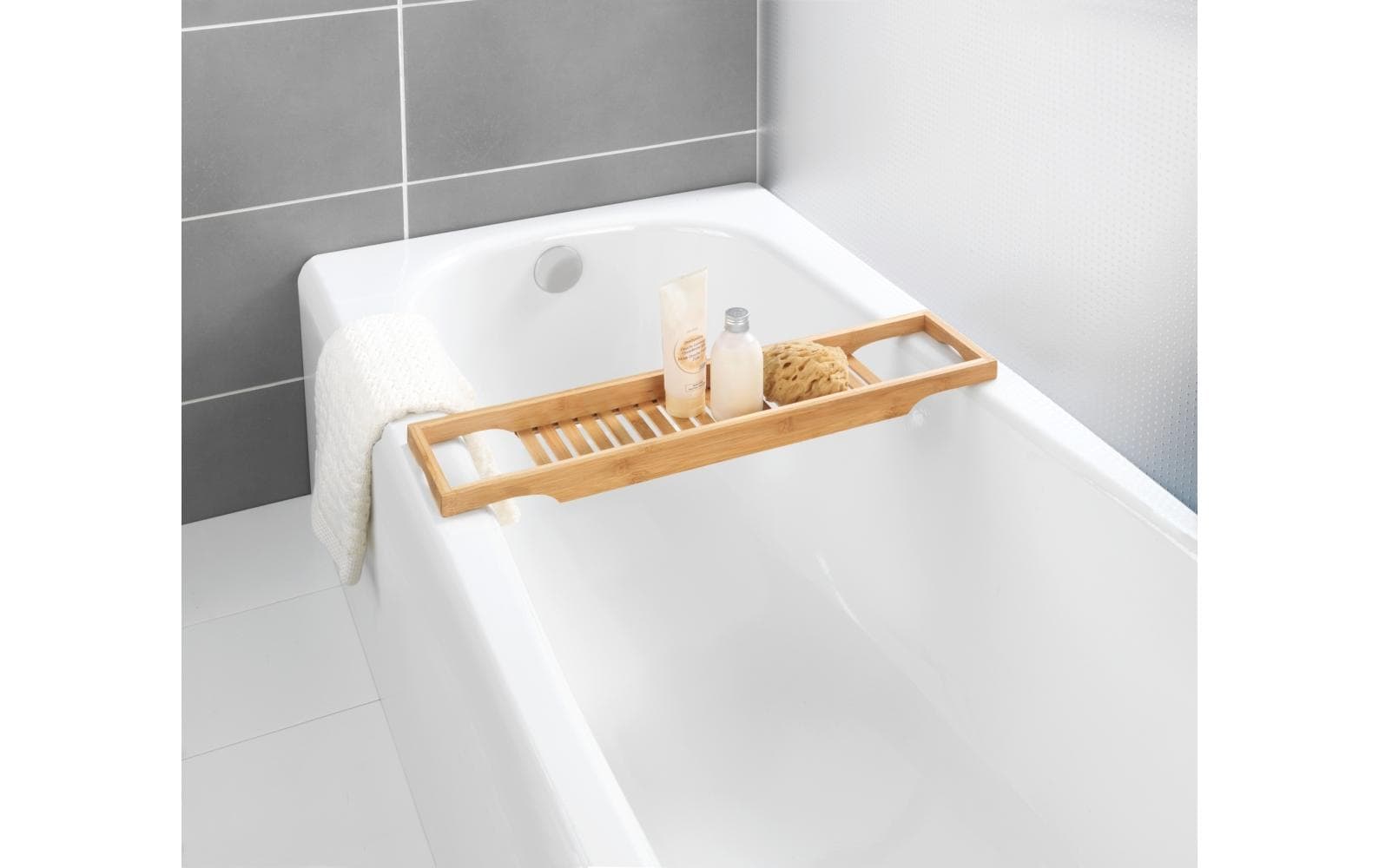 Wenko Aufbewahrungsbox (Bad) Bambusa – Bambus, 70×16×4,5 cm, Holz