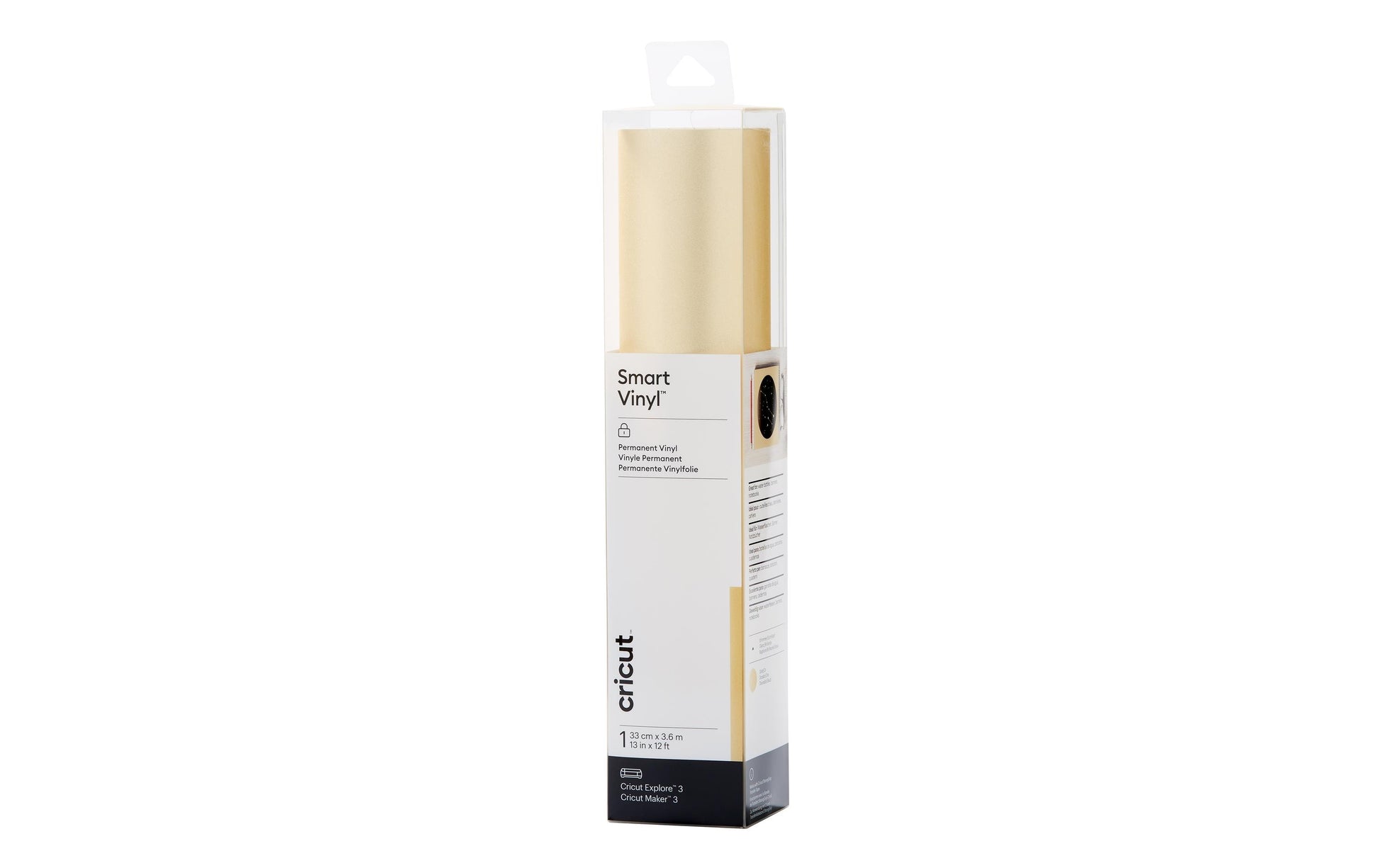 Cricut Vinylfolie schimmernd – Gold – 33 × 366 cm – für Maker 3