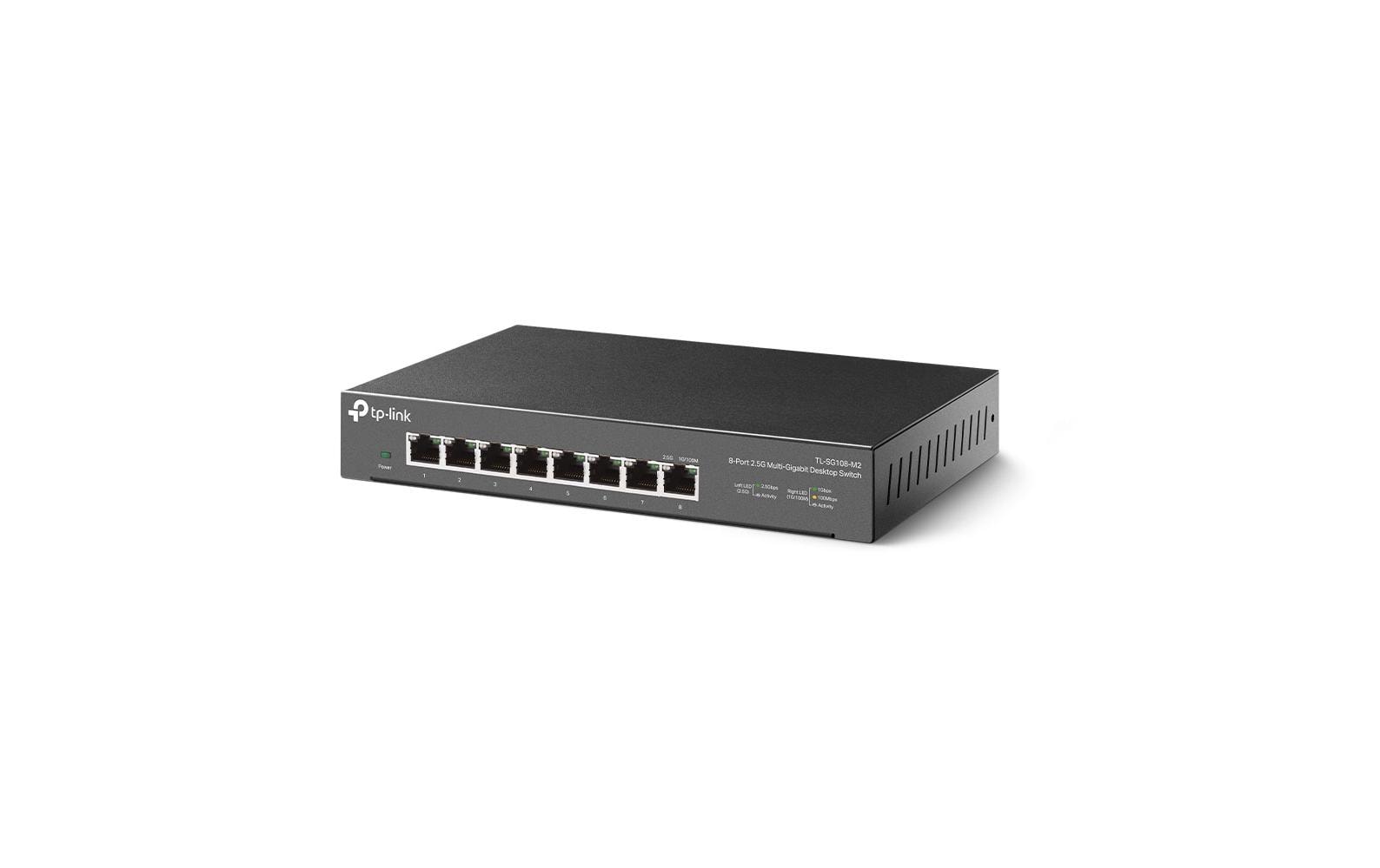 TP-Link TL-SG108-M2 – Unmanaged Switch – 8× 2,5G, 40 Gbit/s, Desktop
