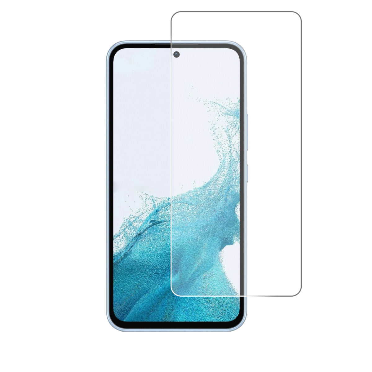 4smarts Displayschutz (Panzerglas), Full Cover – für Galaxy A34 5G