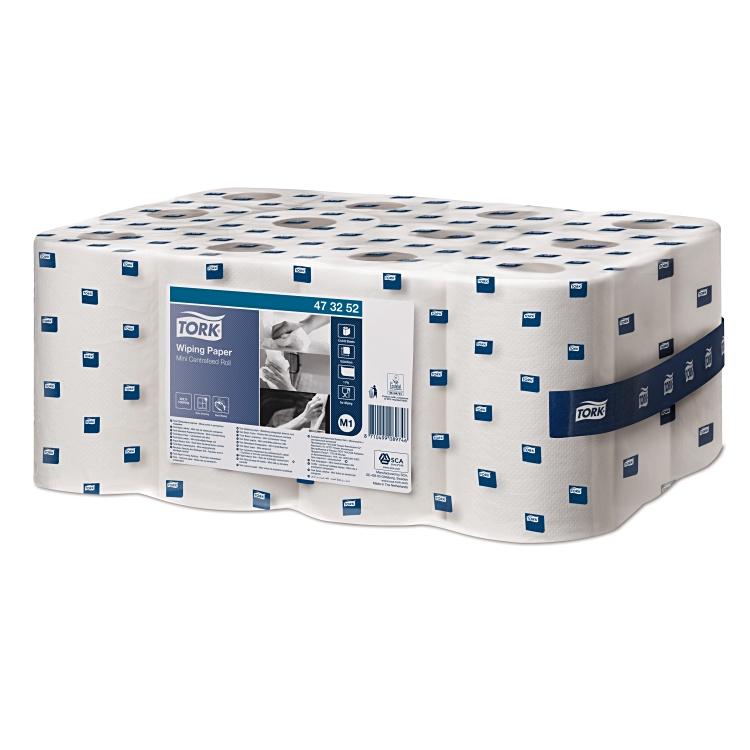 Tork Wischtuchrolle Mehrzweck – 1-lagig – 19,8 × 35 cm – 343 Blatt – für M1 – weiss