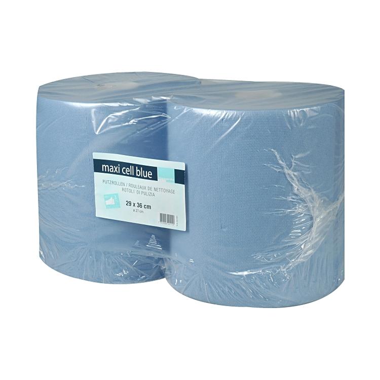 Venardo softline Venardo Putzrolle Maxi – 3-lagig – 29 cm × 180 m – blau – 2 Rollen