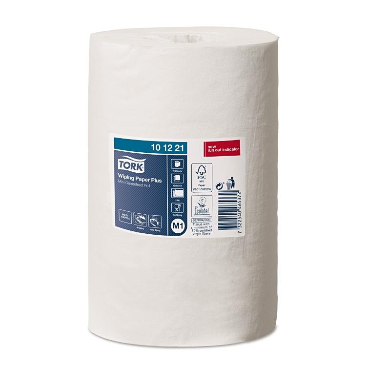 Tork Putzrolle Advanced M1 – 2-lagig – 21,5 cm × 74,9 m – weiss – 11 Rollen