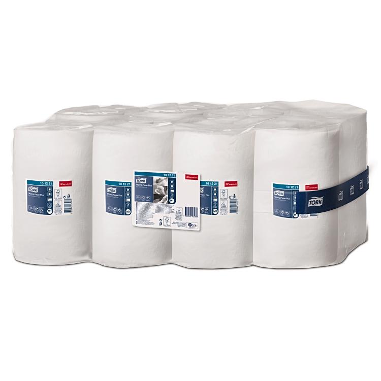 Tork Putzrolle Advanced M1 – 2-lagig – 21,5 cm × 74,9 m – weiss – 11 Rollen