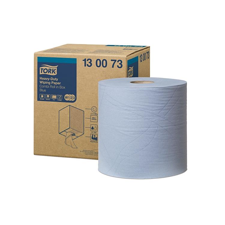 Tork Wischtuchrolle Advanced – 2-lagig – 25,8 cm × 170 m – blau – 1 Rolle