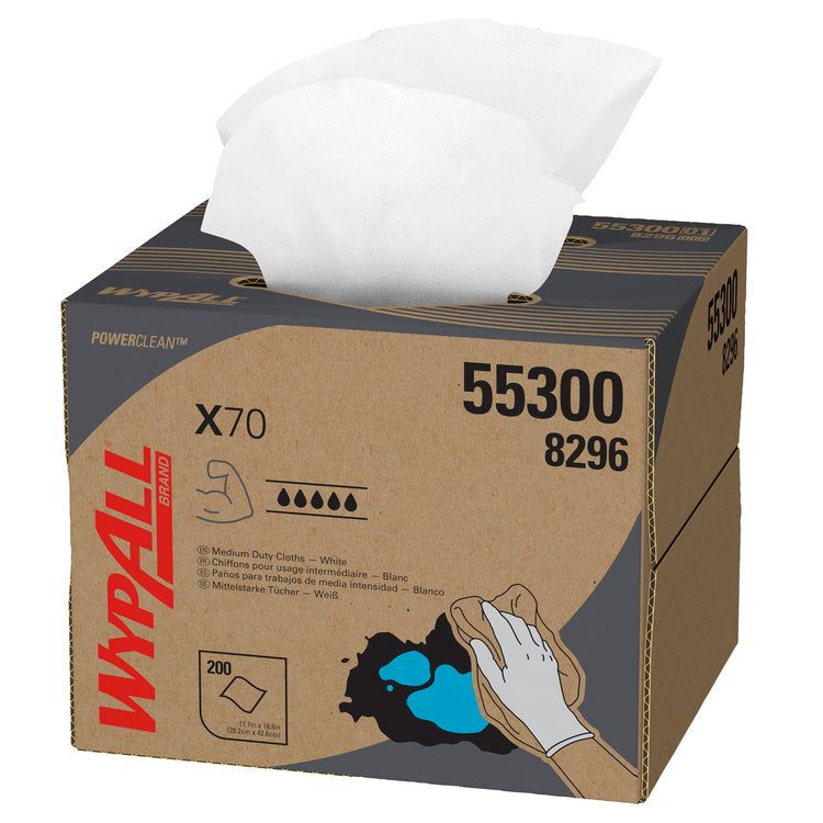 WypAll Wischtücher X70 – 42,6 × 28,2 cm – weiss