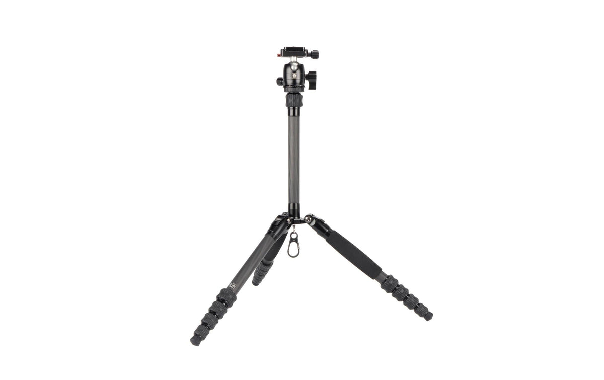 Sirui Traveler 5CX Reisestativ (Carbon) – 138 cm, 4 kg Tragkraft – Kugelkopf B-00K