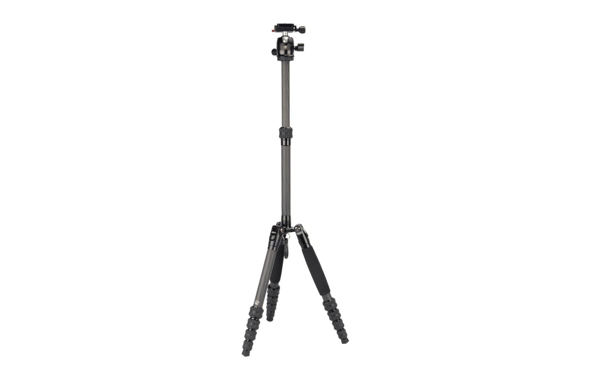 Sirui Traveler 5CX Reisestativ (Carbon) – 138 cm, 4 kg Tragkraft – Kugelkopf B-00K