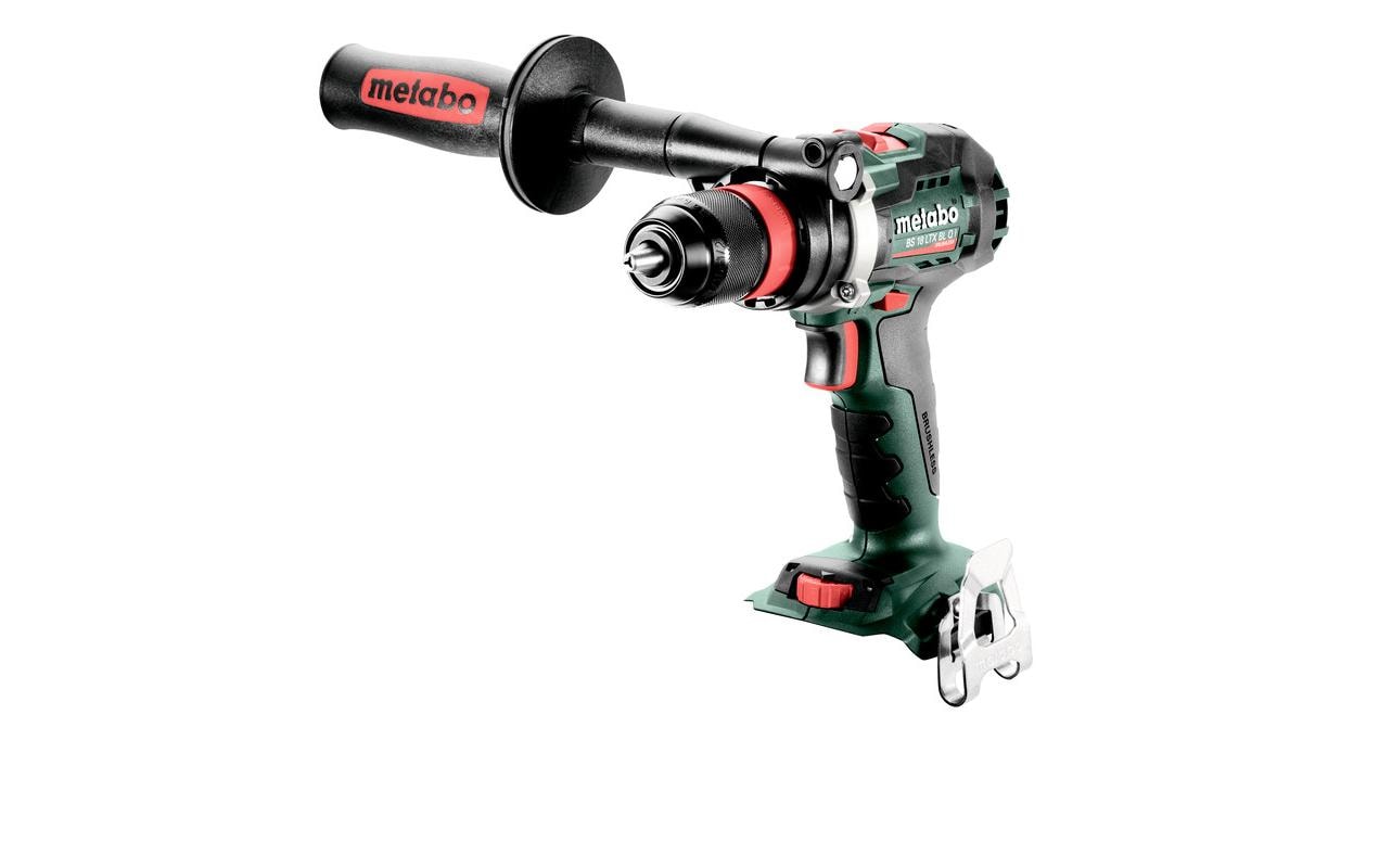 Metabo Akku-Bohrschrauber BS 18 LTX BL Q I/2 – 18 V (CAS) – Schnellspannbohrfutter (Ø 13 mm), 130 Nm – Solo