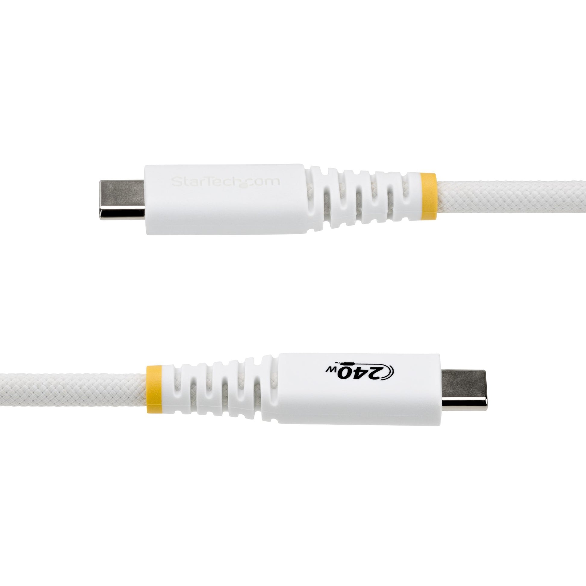 StarTech.com USB-C auf USB-C Kabel – USB 2.0 (480 Mbit/s) – 3 m – PD 240 W – Weiss