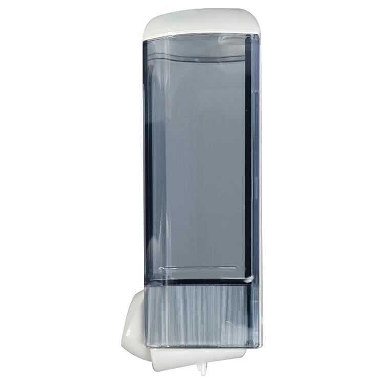 Weitaclean Seifenspender – Kunststoff, Weiss-transparent, 800 ml