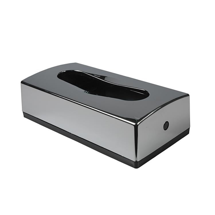 Kosmetiktuch-Spender – 27×7×14 cm, Chrom, für Schachteln à 100 Tücher