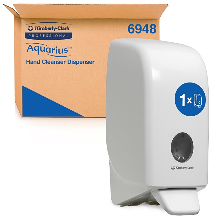 Kimberly Clark Manueller Seifenspender – Wandmontage – 1000 ml, Weiss, Kunststoff