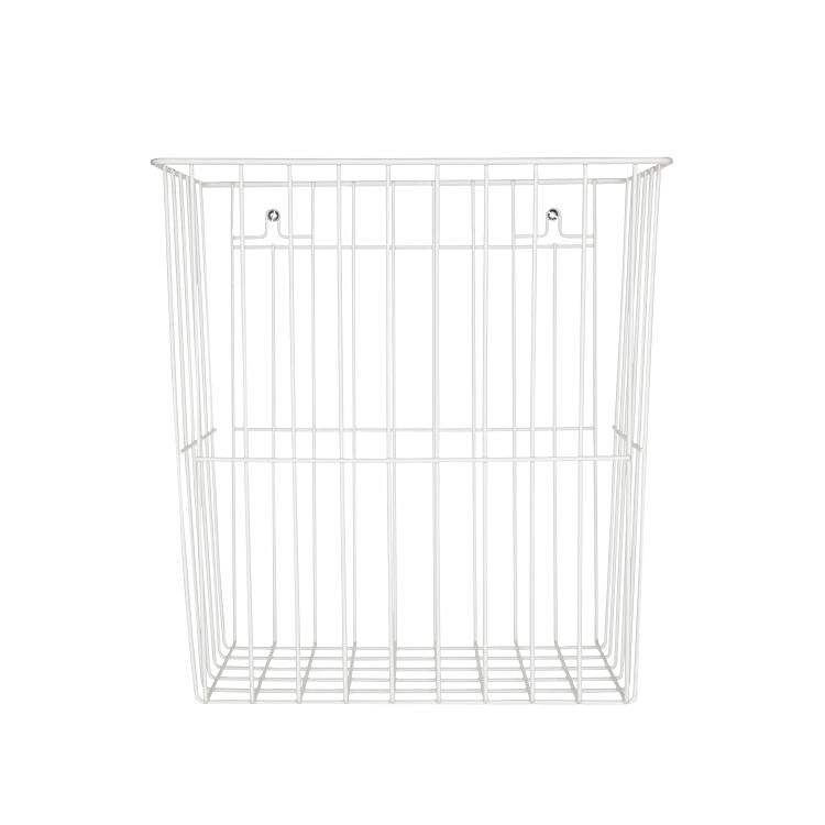 Tork Wandabfallbehälter B2 – 20 l – Metall, rechteckig – weiss – Wandmontage