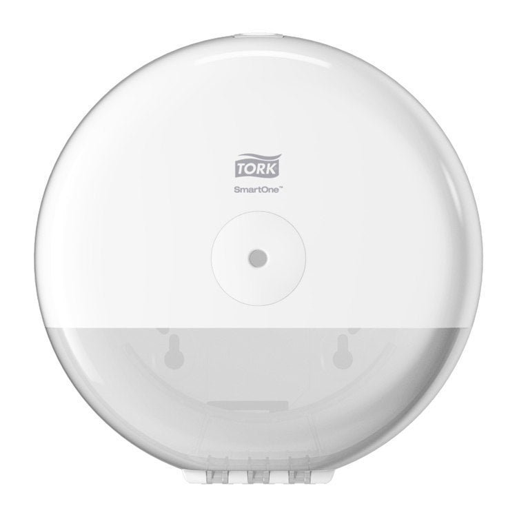 Tork SmartOne Mini – Toilettenpapierspender – Kunststoff, Weiss, für Tork T9, 21,9 × 15,6 × 21,9 cm