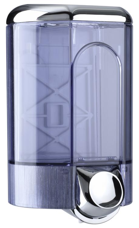 Seifenspender – chrom, transparent, 1000 ml
