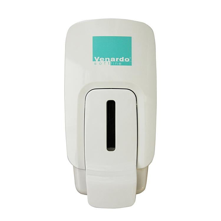 Venardo Seifenspender – für Schaumseife, 500 ml, ABS/PP, Weiss/Blau