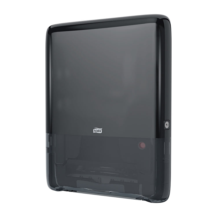 Tork PeakServe Mini Endlos-Handtuchspender – für H5, Kunststoff, Schwarz, 101 × 491 × 367 mm