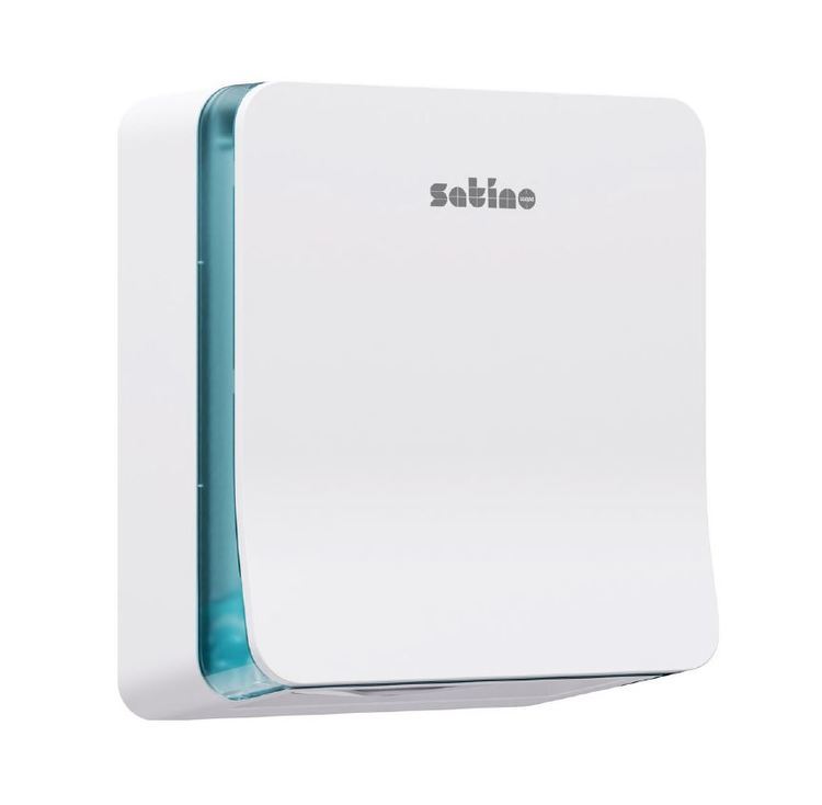Satino Falthandtuchspender Hyginity S – für PT3/PT30 – weiss – 301 × 350 × 165 mm