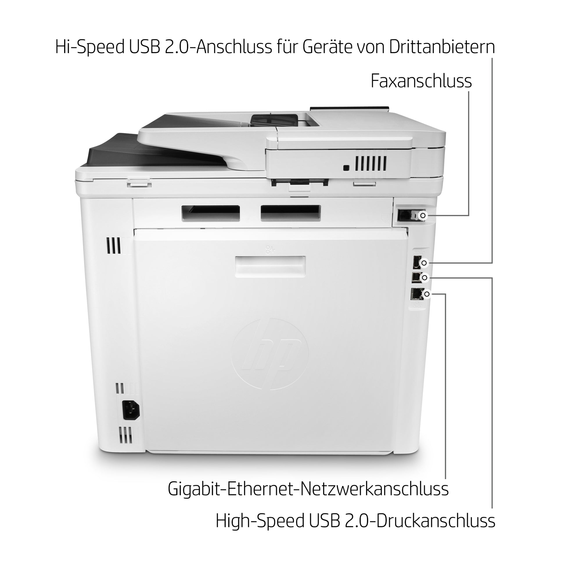 HP LASERJET ENT M480F – Farbiger Laser-MFP, 4-in-1