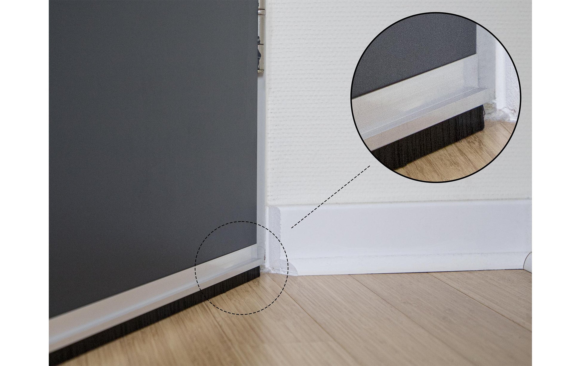 DeLOCK Bürstenstreifen Alu-Profil – 40 mm × 1 m, Aluminium, Kunststoff, Silber/Schwarz