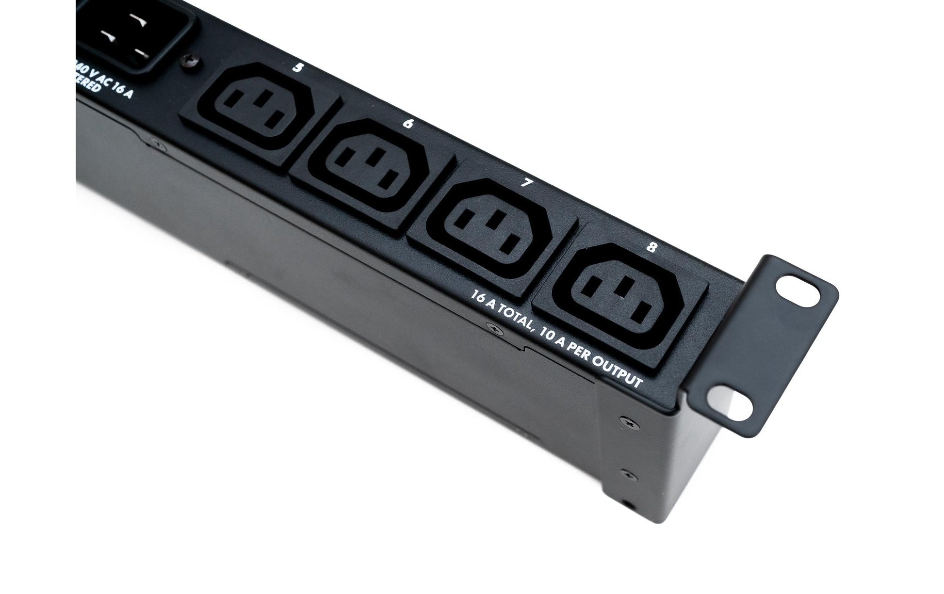 NETIO PowerPDU 8 QS – Rack-PDU Metered, 1-phasig, 8× IEC C13, 16 A, Stecker C20, 1U horizontal