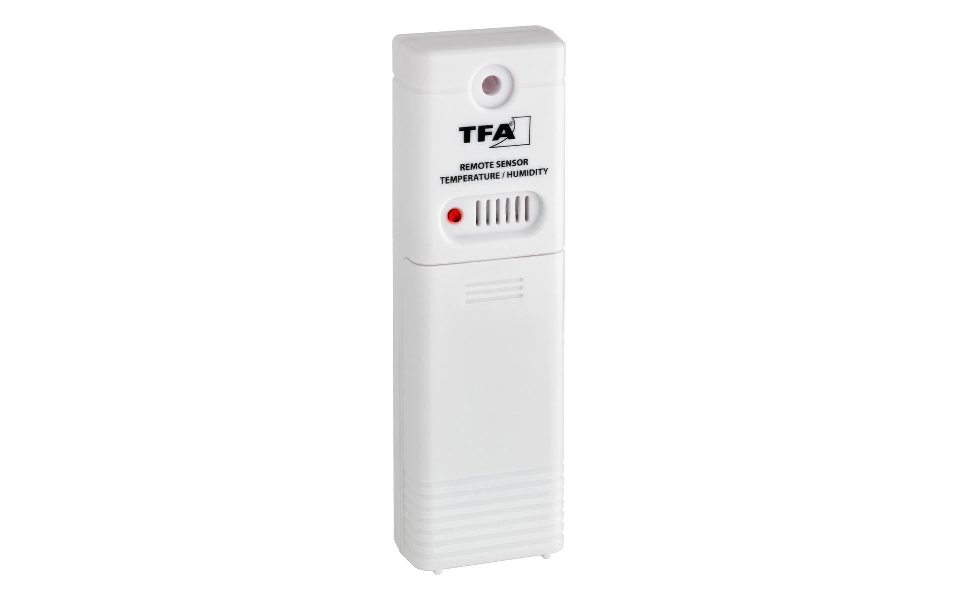 TFA-Dostmann TRINITY Temperatur-/Feuchtesensor – Kabellos (433 MHz), −40–60 °C, 1–99 %, Innen/Aussen