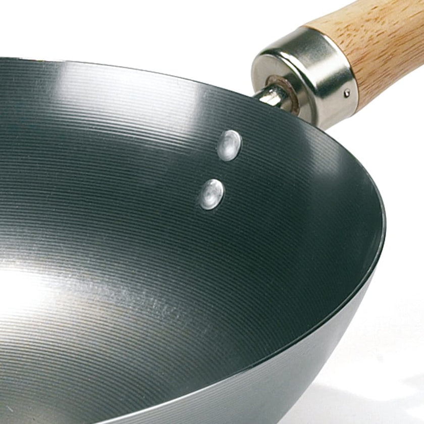 Hot Wok Fonduepfanne HW3731 – Ø 35 cm, Karbonstahl, Teflonbeschichtet, Schwarz
