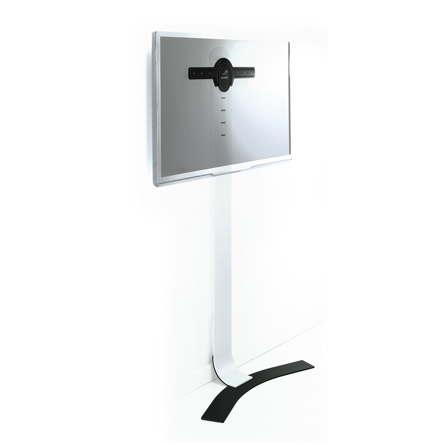 Erard STANDiT 400 – Displayständer, höhenverstellbar, für 30–55", VESA 400×200, bis 30 kg, weiss