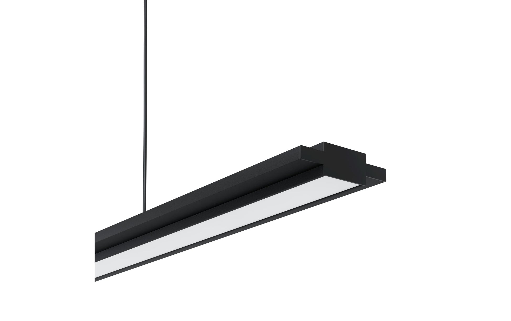 EGLO Deckenleuchte Cambulos – 93,5 cm, 4000 lm, 34 W, 3000 K, dimmbar, schwarz/weiss, inkl. Leuchtmittel